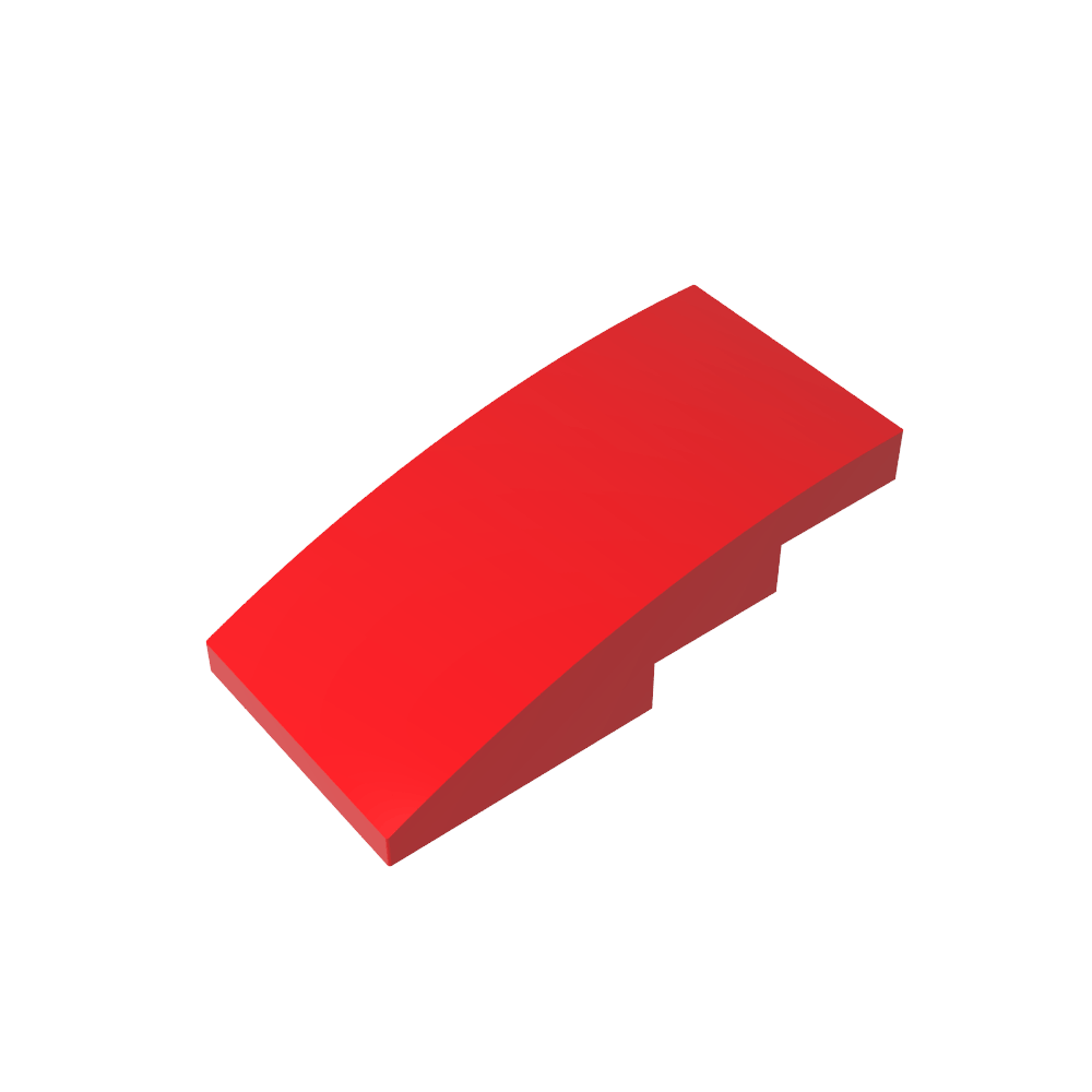 Pendiente curva 4 x 2 sin montantes-MyGobricksEs
