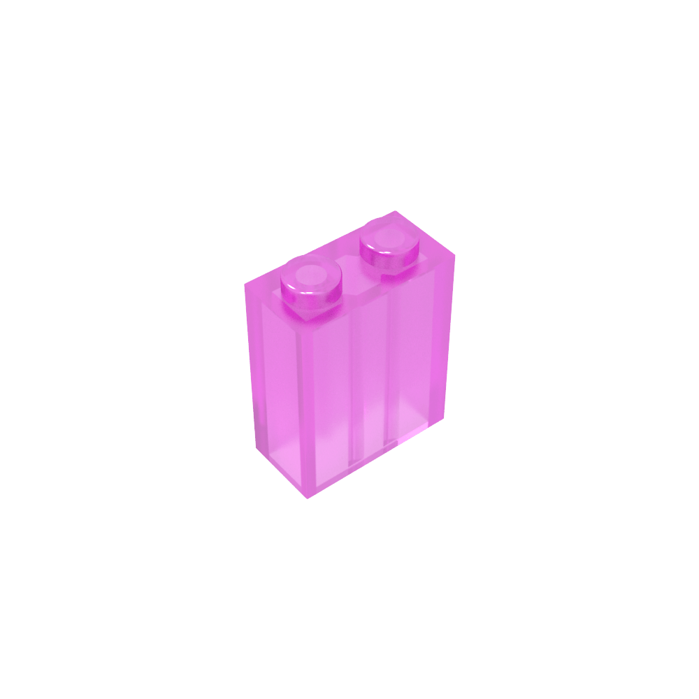 Ladrillo 1 x 2 x 2 con pasador central-MyGobricksEs