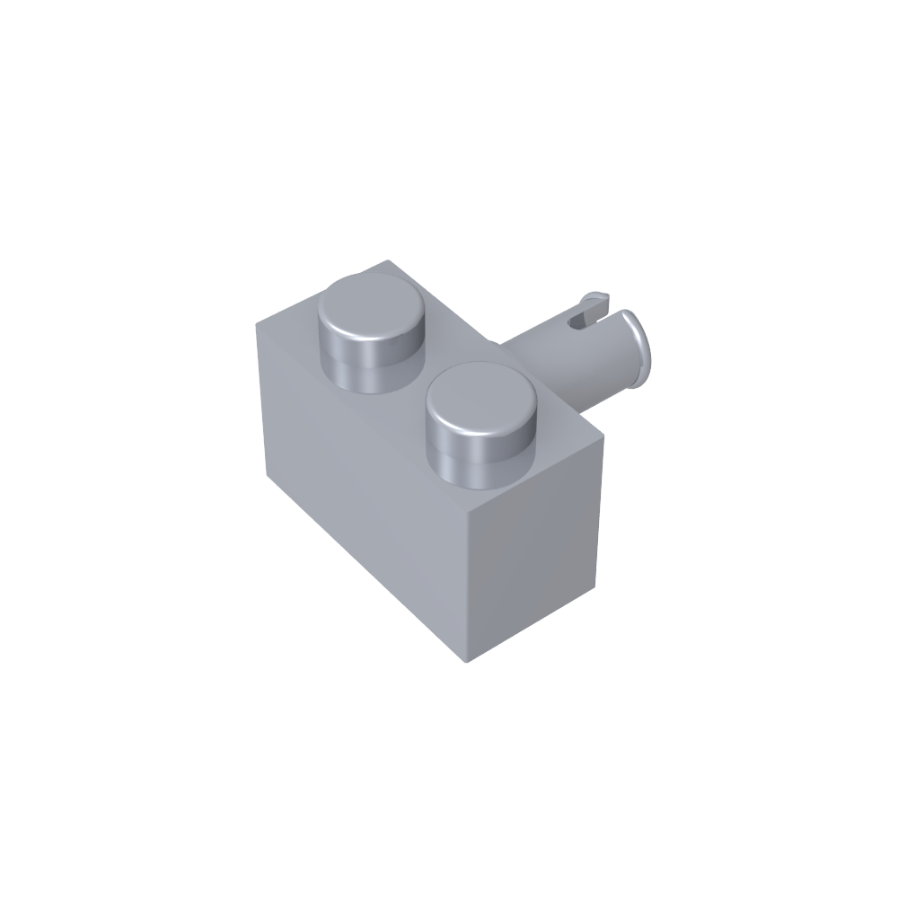 Ladrillo Especial 1 x 2 con Pin-MyGobricksEs