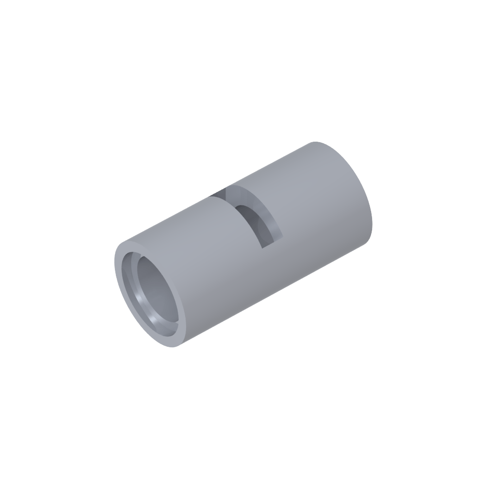 Conector de clavija Technic redondo [ranurado]-MyGobricksEs
