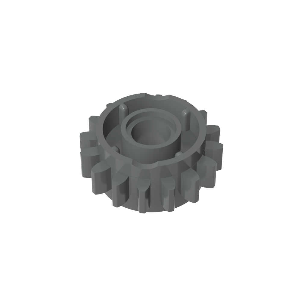 Engranaje Technic de 16 dientes con embrague en ambos lados-MyGobricksEs