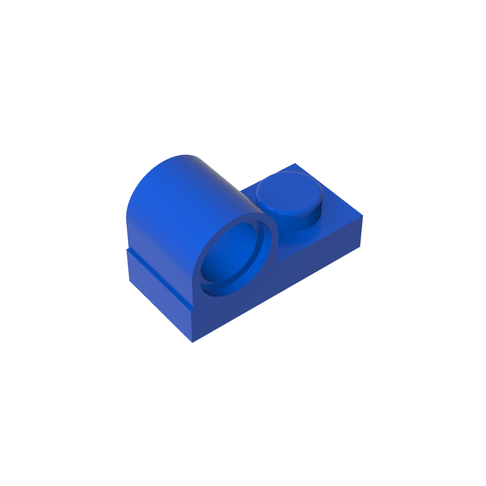 Placa especial 1 x 2 con orificio para pasador en la parte superior-MyGobricksEs