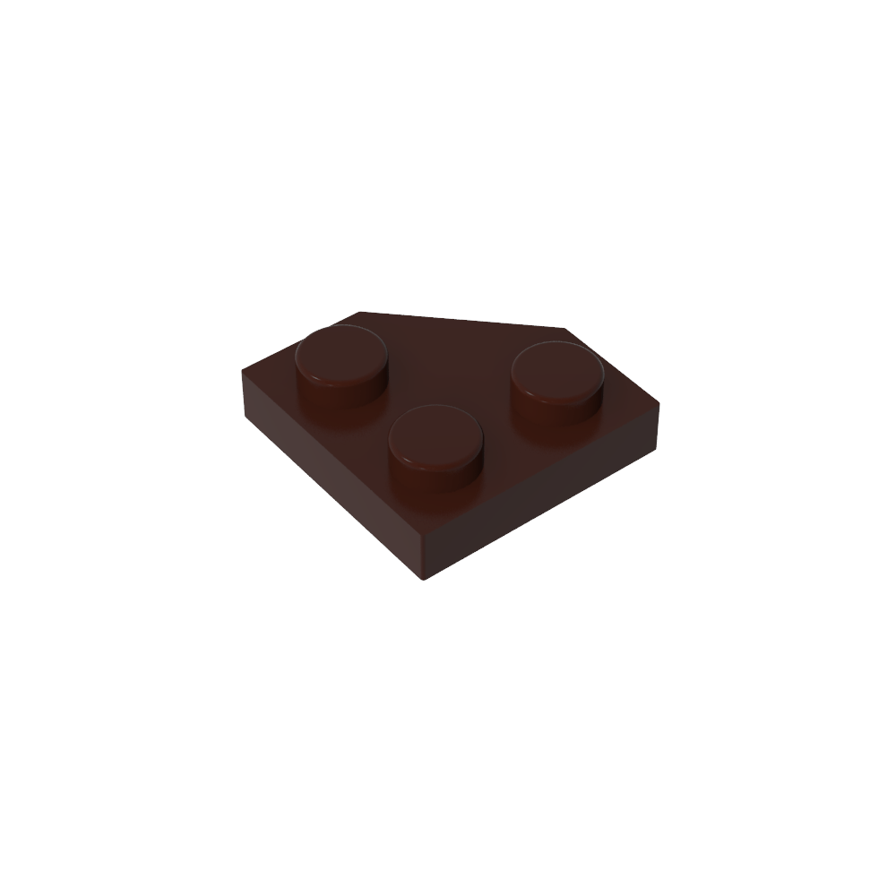 Placa de cuña de 2 x 2 con esquinas cortadas-MyGobricksEs