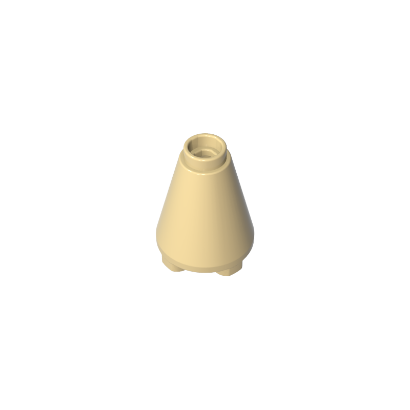 Cubeta para helado de cono invertido 2x2x2