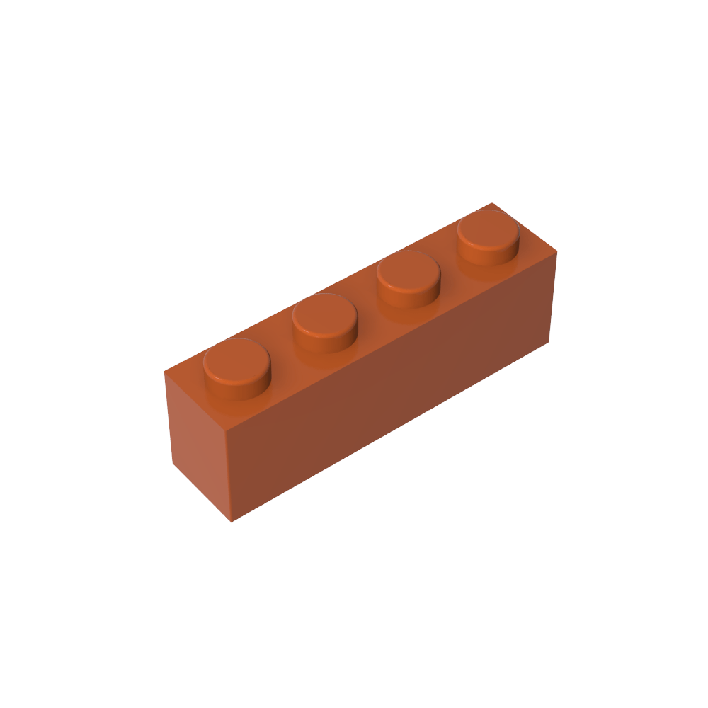Ladrillo 1 x 4-MyGobricksEs