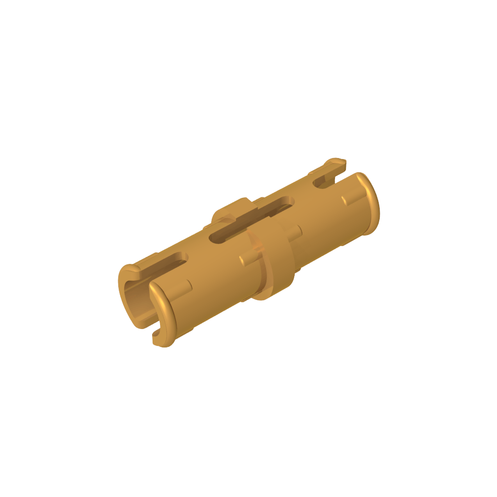 Pasador técnico con crestas de fricción longitudinales y ranuras centrales-MyGobricksEs