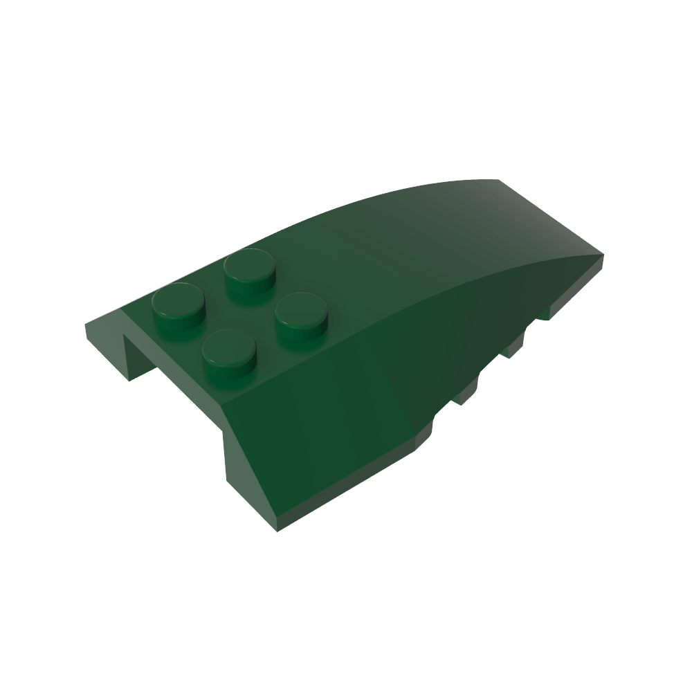 Cuña curva 6 x 4 triple-MyGobricksEs