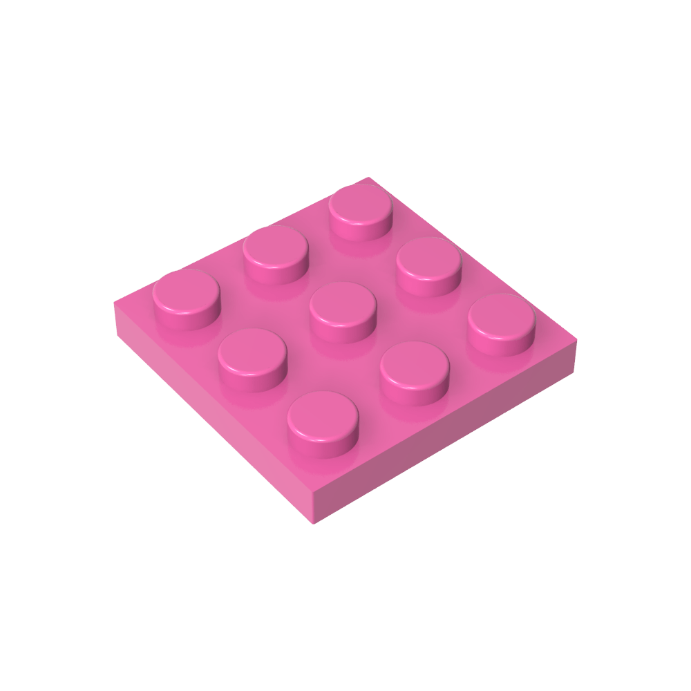 Placa 3 x 3-MyGobricksEs