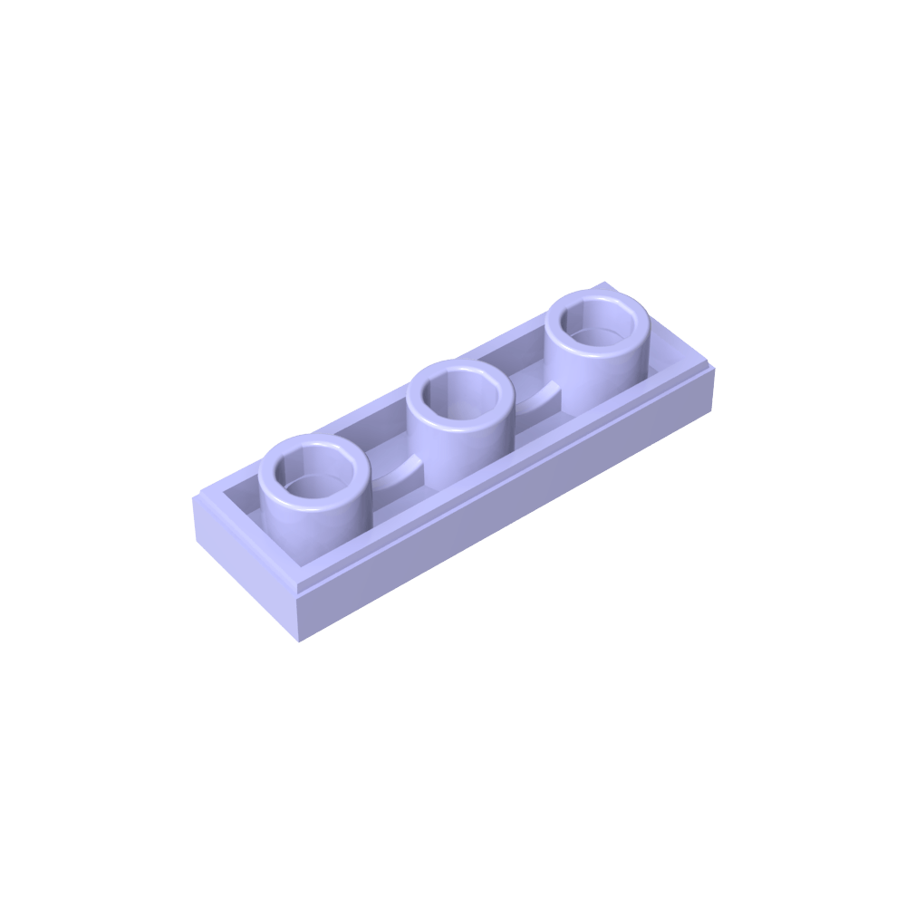 Azulejo especial 1 x 3 invertido con orificio central-MyGobricksEs