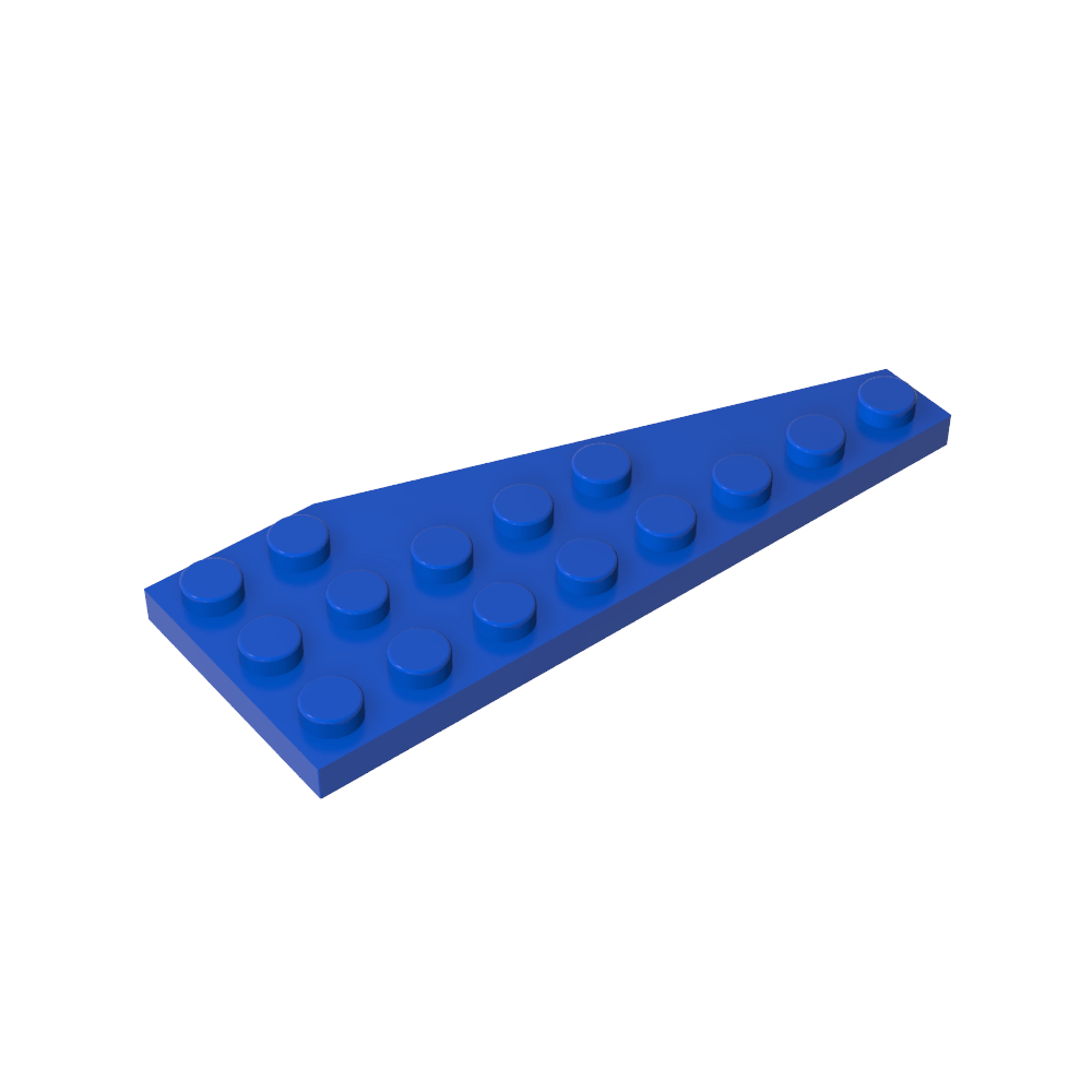 Placa de cuña 8 x 3 izquierda-MyGobricksEs