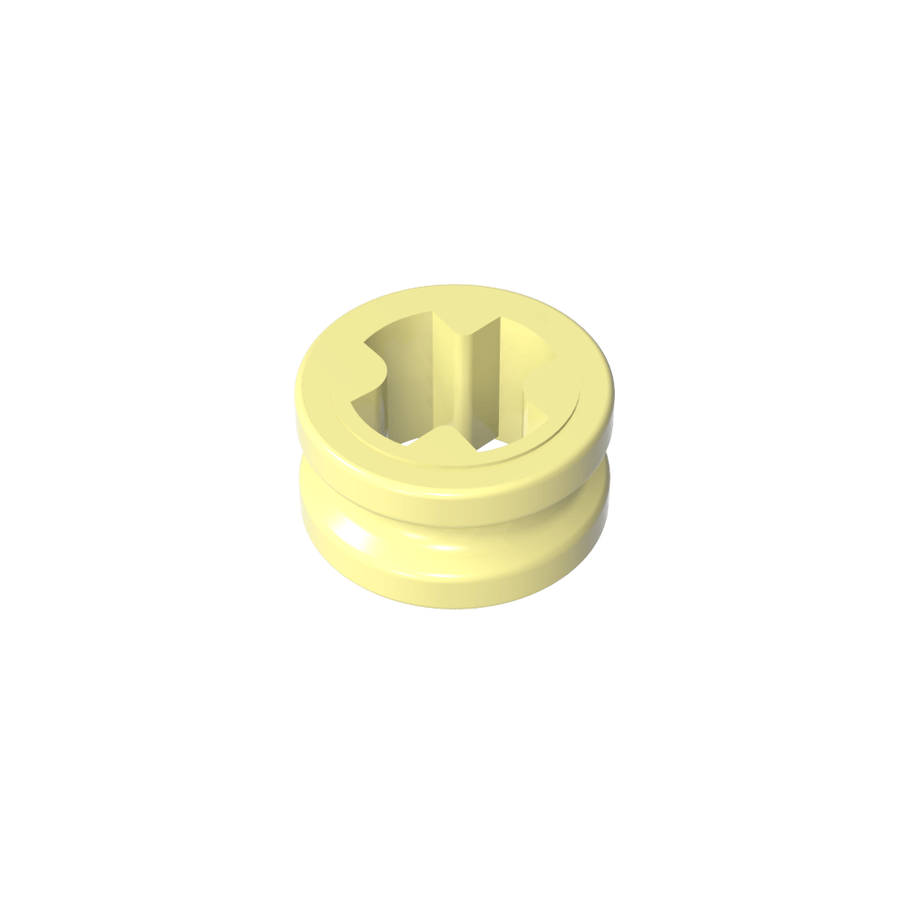 Casquillo Technic 1/2 Liso con Orificio para Eje Reducido-MyGobricksEs