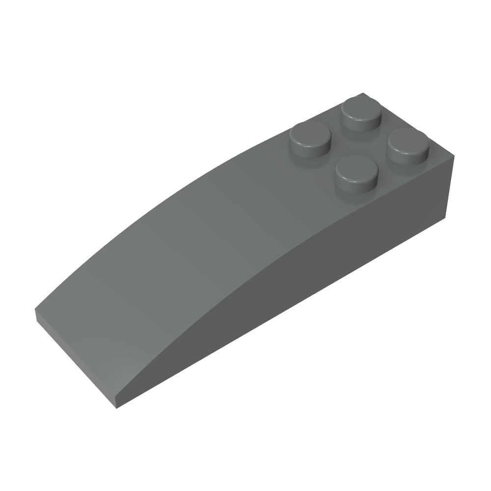 Ladrillo curvo 6 x 2-MyGobricksEs