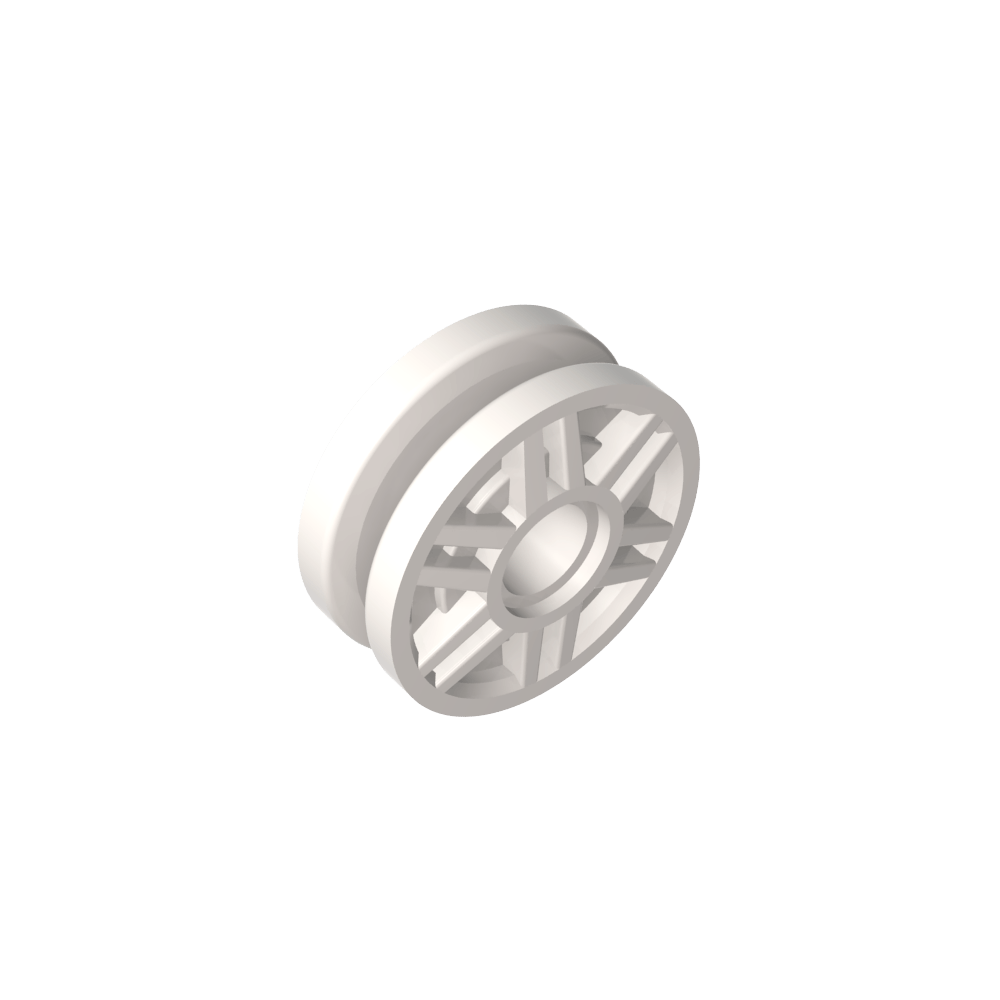 Rueda 18 x 8 con tornillos falsos y radios profundos con anillo interior-MyGobricksEs