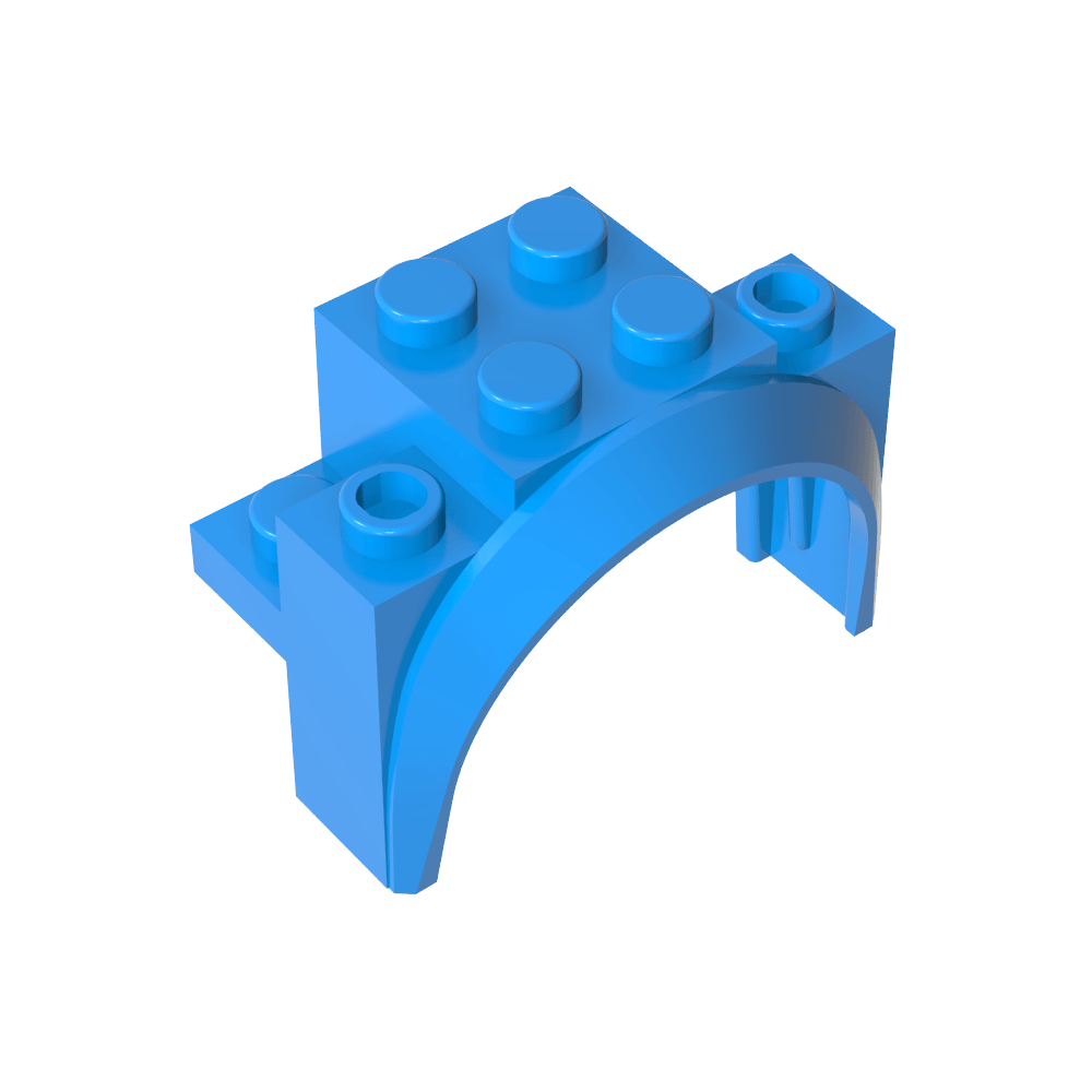 Paso de rueda, guardabarros 4 x 2 1/2 x 2 1/3-MyGobricksEs