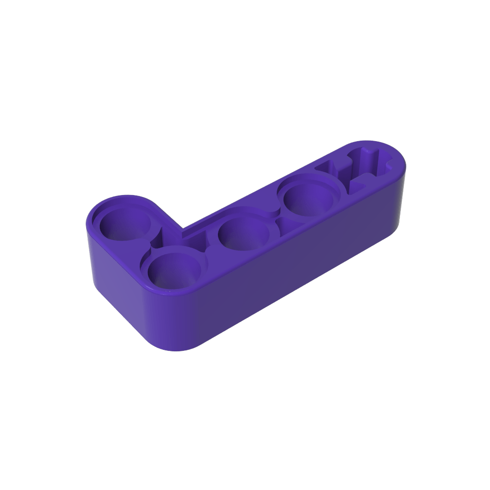 Viga técnica 2 x 4 en forma de L gruesa-MyGobricksEs