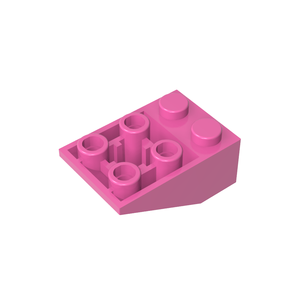 Pendiente invertida 33° 3 x 2 [Sin conexiones entre montantes]-MyGobricksEs