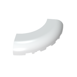 Esquina redonda de ladrillo de 5 x 5 x 1 con recortes inferiores [sin montantes] [arco de 1/4]-MyGobricksEs