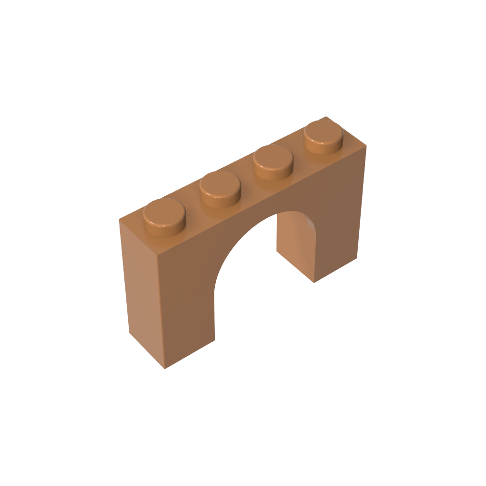 Arco de ladrillo 1 x 4 x 2-MyGobricksEs