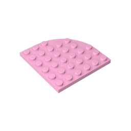 Placa de esquina redonda 6 x 6-MyGobricksEs