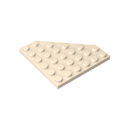 Placa de cuña de 6 x 6 esquinas cortadas-MyGobricksEs