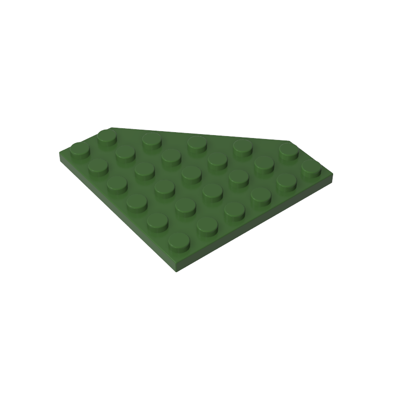 Placa de cuña de 6 x 6 esquinas cortadas-MyGobricksEs