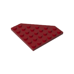 Placa de cuña de 6 x 6 esquinas cortadas-MyGobricksEs