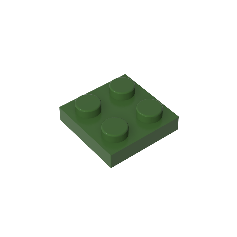 Placa 2 x 2-MyGobricksEs