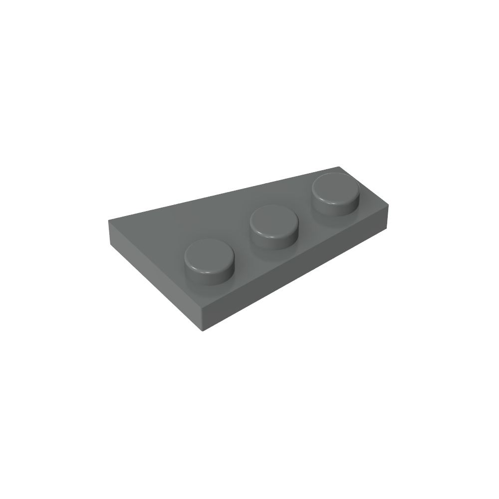 Placa de cuña 3 x 2 izquierda-MyGobricksEs