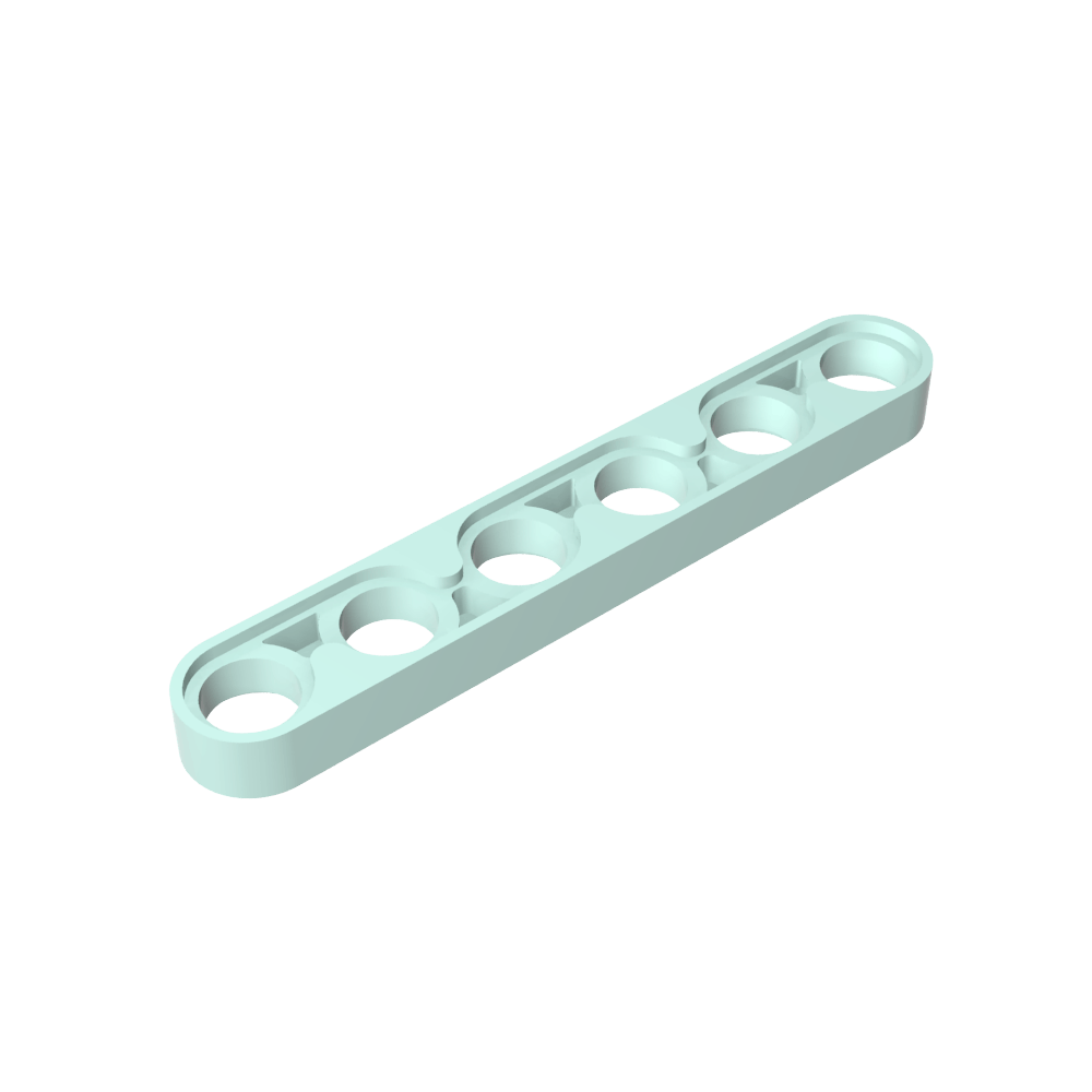 Viga técnica 1 x 6 delgada-MyGobricksEs