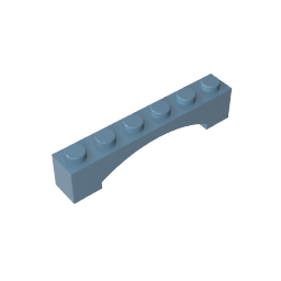 Arco de Ladrillo 1 x 6 Arco Elevado-MyGobricksEs