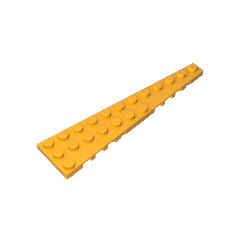 Placa de cuña 12 x 3 derecha-MyGobricksEs