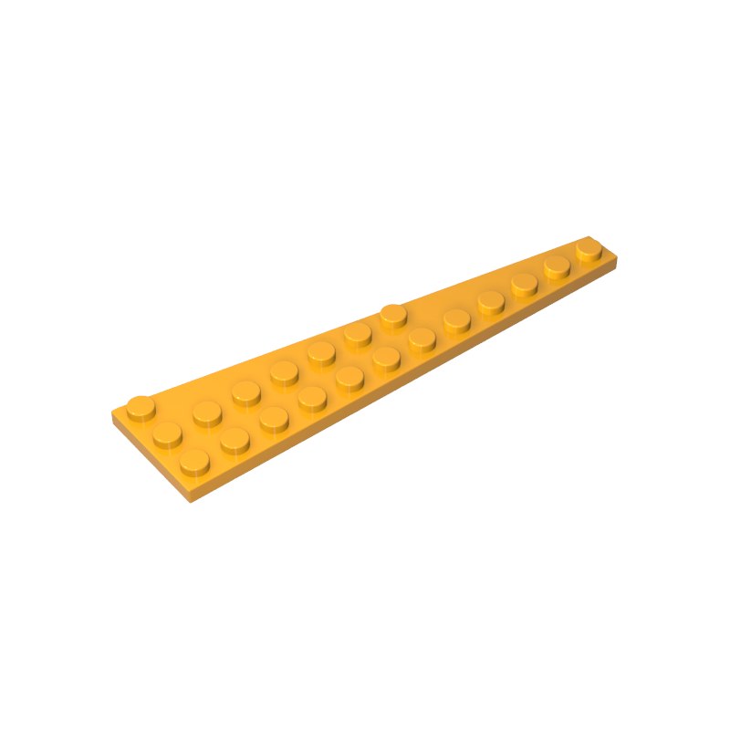 Placa de cuña 12 x 3 izquierda-MyGobricksEs
