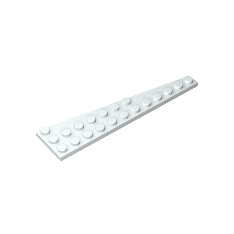 Placa de cuña 12 x 3 izquierda-MyGobricksEs