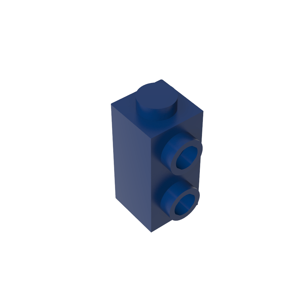 Ladrillo especial 1 x 1 x 1 2/3 con montantes en 1 lado-MyGobricksEs