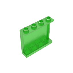 Panel 1 x 4 x 3 [Soportes laterales/Montantes huecos]-MyGobricksEs