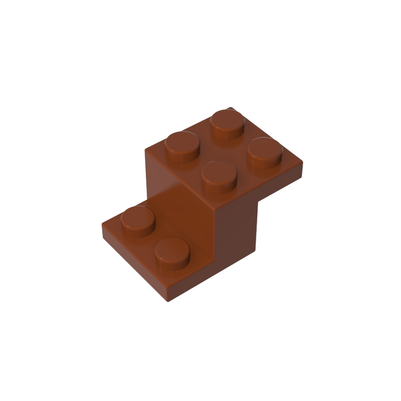 Soporte 3 x 2 x 1 1/3 con pasador inferior-MyGobricksEs