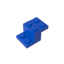 Soporte 3 x 2 x 1 1/3 con pasador inferior-MyGobricksEs