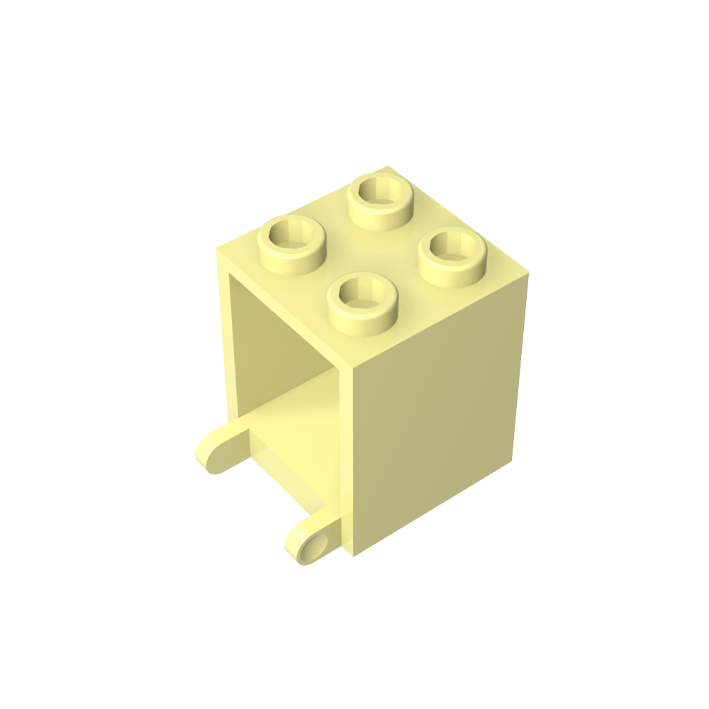 Caja 2 x 2 x 2 [Pernos Huecos]-MyGobricksEs