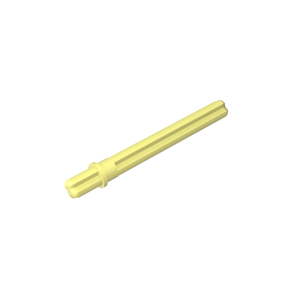 Eje Technic 5.5 con tope [Extremo corto plano]-MyGobricksEs