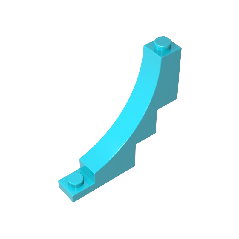 Ladrillo curvo inverso de 1x5x4