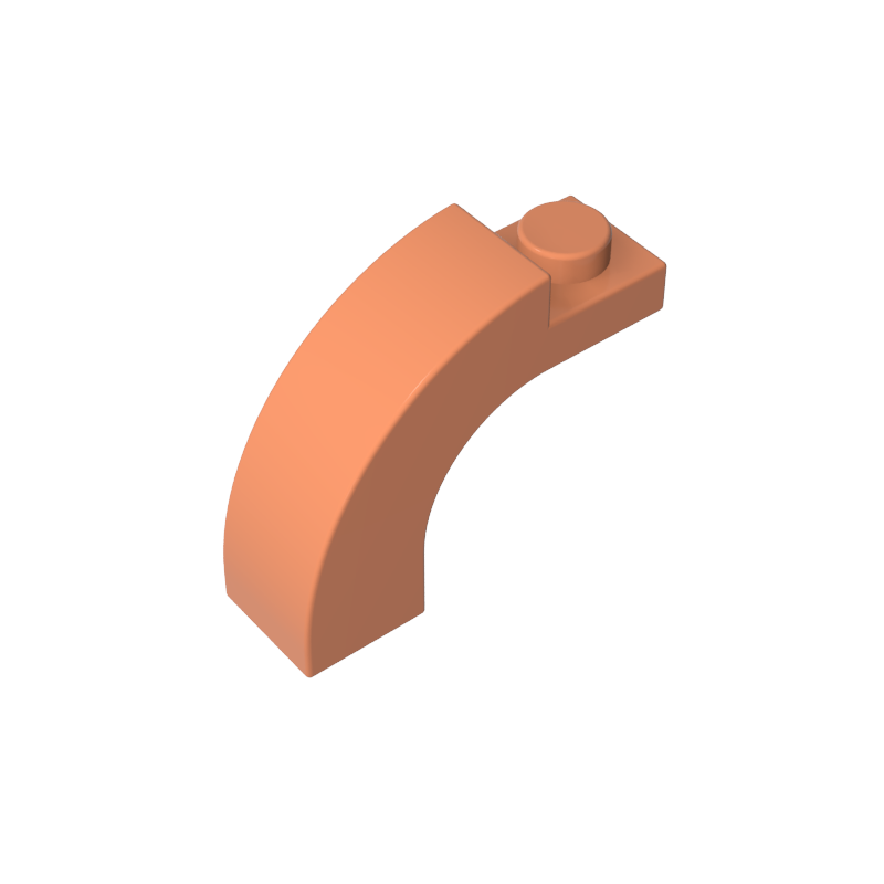 Arco de ladrillo 1 x 3 x 2 con parte superior curva-MyGobricksEs