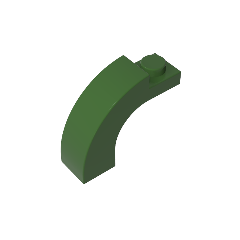 Arco de ladrillo 1 x 3 x 2 con parte superior curva-MyGobricksEs