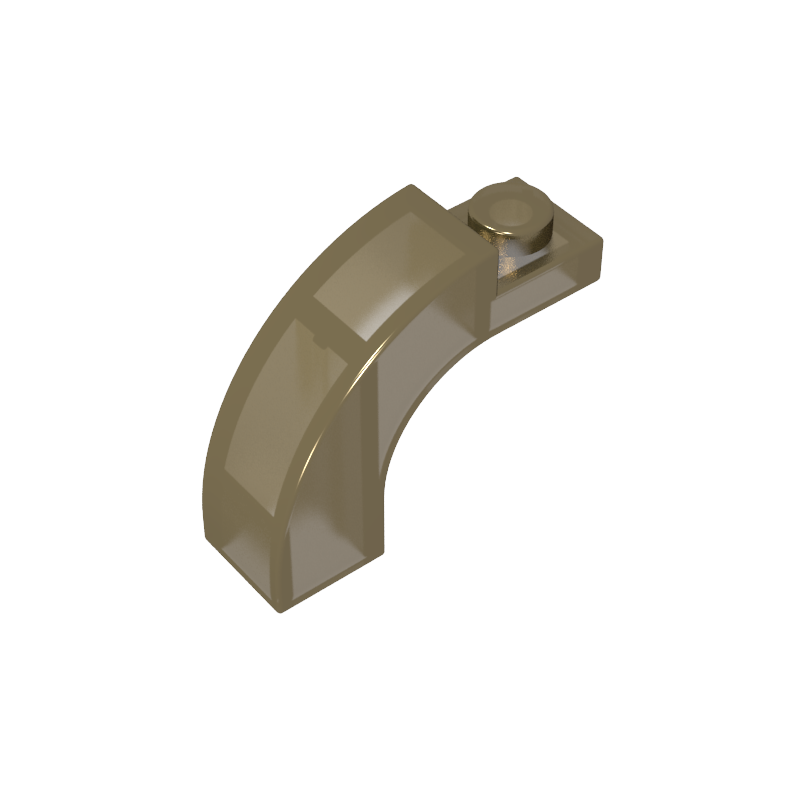 Arco de ladrillo 1 x 3 x 2 con parte superior curva-MyGobricksEs