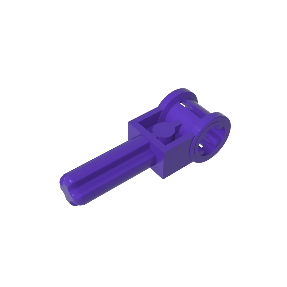 Eje Technic 1.5 con conector de eje perpendicular (mango de inversión de pértiga Technic)-MyGobricksEs