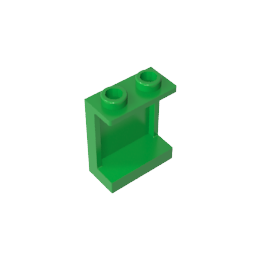 Panel 1 x 2 x 2 [Soportes laterales / Montantes huecos]-MyGobricksEs