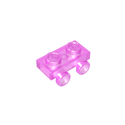 Placa modificada 1 x 2 con 2 puntos salientes-MyGobricksEs