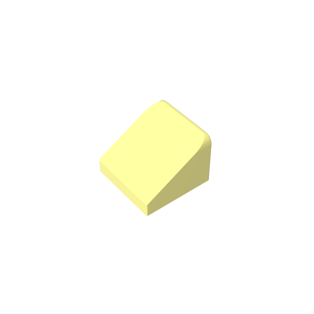 Pendiente 30° 1 x 1 x 2/3 (Pendiente de queso), Pendiente 30 1 x 1 Pendiente-MyGobricksEs