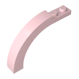 Arco de ladrillo 1 x 6 x 3 1/3 parte superior curva-MyGobricksEs