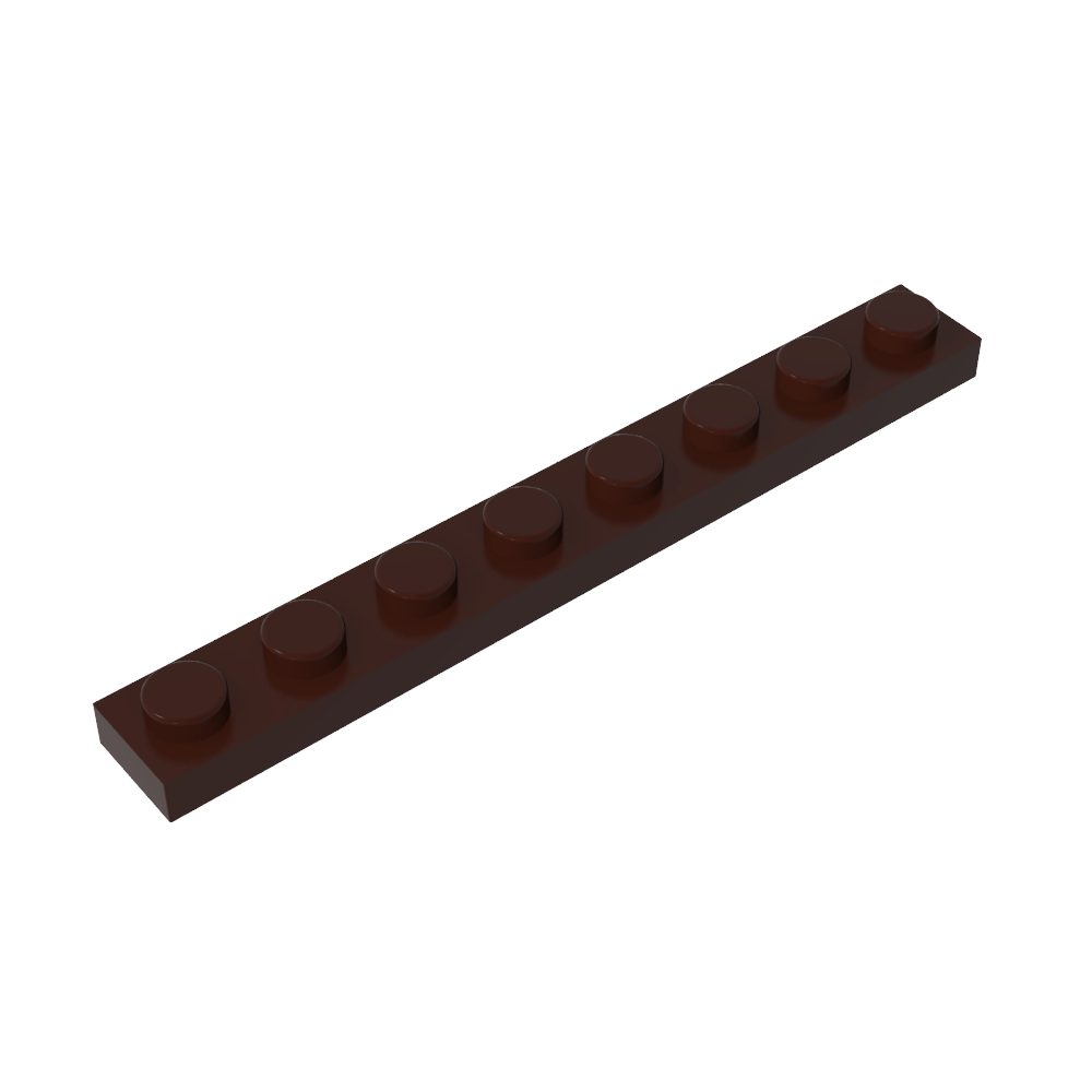 Placa 1 x 8 #3460-MyGobricksEs