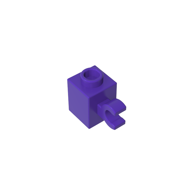 Ladrillo Especial 1 x 1 con Clip Horizontal-MyGobricksEs